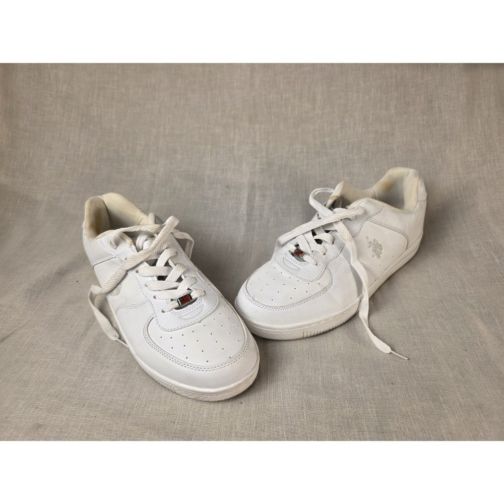 U.S.‎ POLO ASSN. Mens Casual White Leather Sneakers - Size: 10